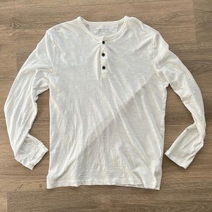 Banana Republic Soft Henley Long Sleeve Tee